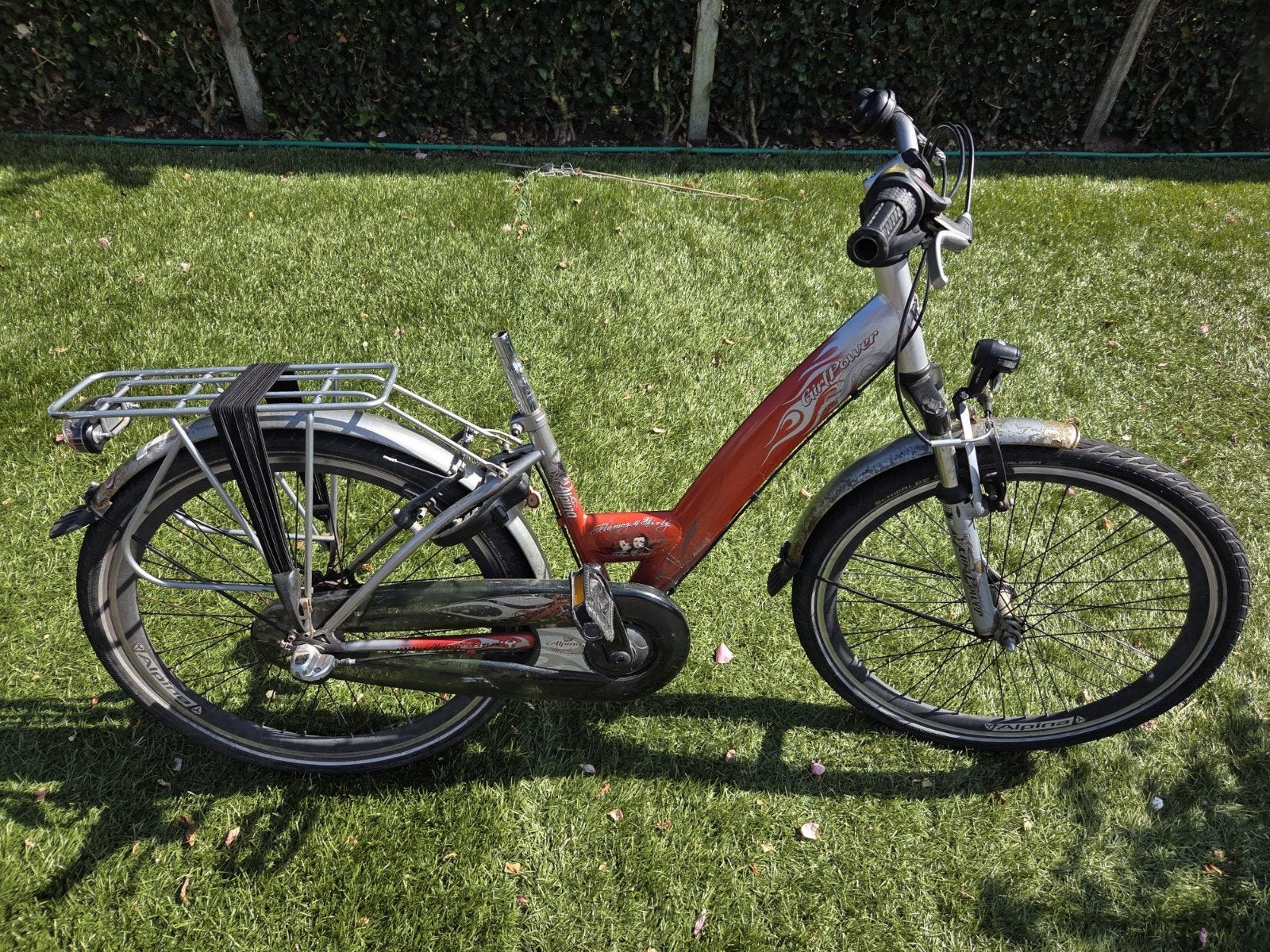 Gebruikte Alpina fiets met 3 versnellingen, 24 inch, Fietsen en Brommers, Fietsen | Meisjes, Ophalen, Terugtraprem, Alpina Girlpower