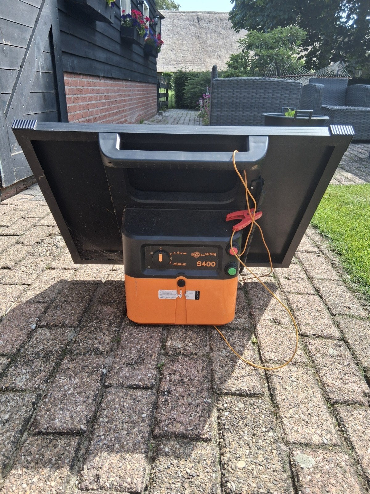 Gallagher S400 zonnepaneel schrikdrraadapparaat., Mannelijk, Schaap
