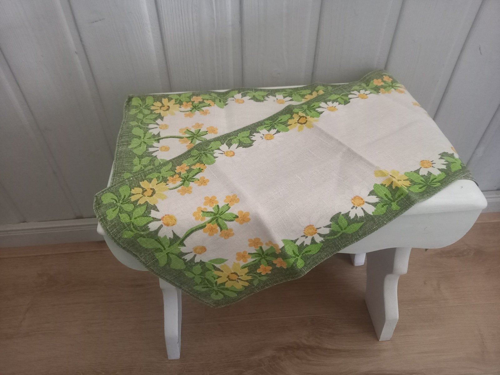 Vintage Zweedse tafelloper Inger Mårtensson - flora, p stuk, Ophalen of Verzenden