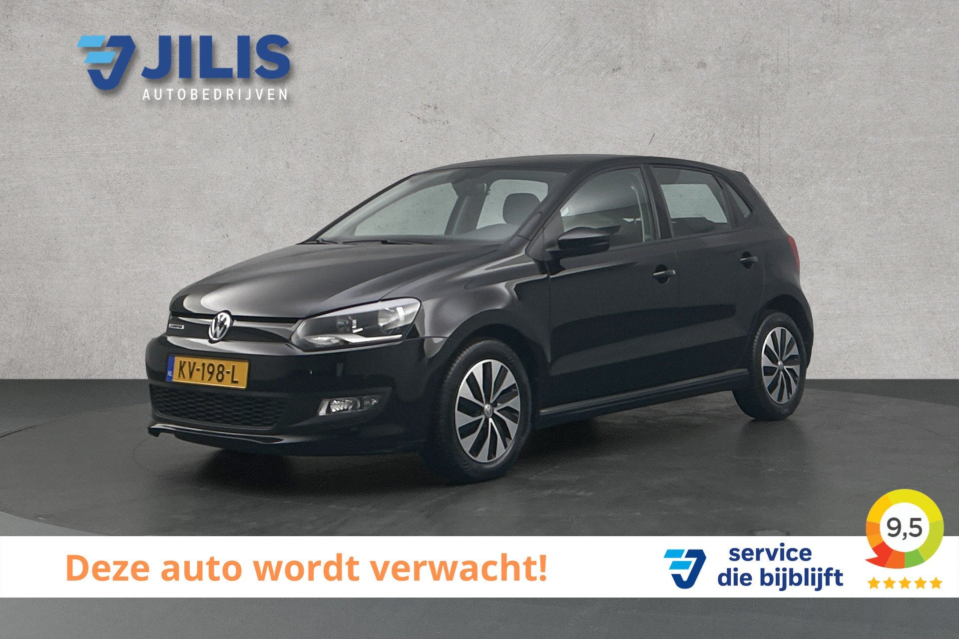 Volkswagen Polo 1.0 BlueMotion | Camera | Apple Carplay | Cr, Voorwielaandrijving, Stof, Zwart, Origineel Nederlands