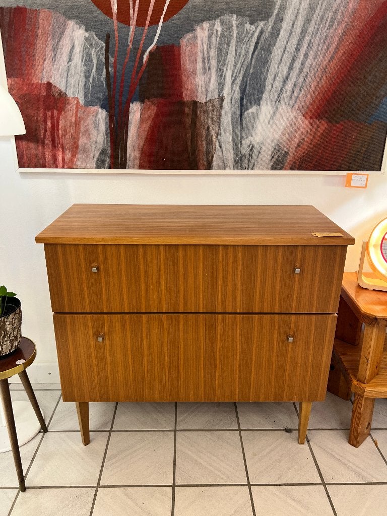 Vintage audio en platenmeubel met klep, Nederland 1970's, Ophalen, Gebruikt, Onbekend, Onbekend