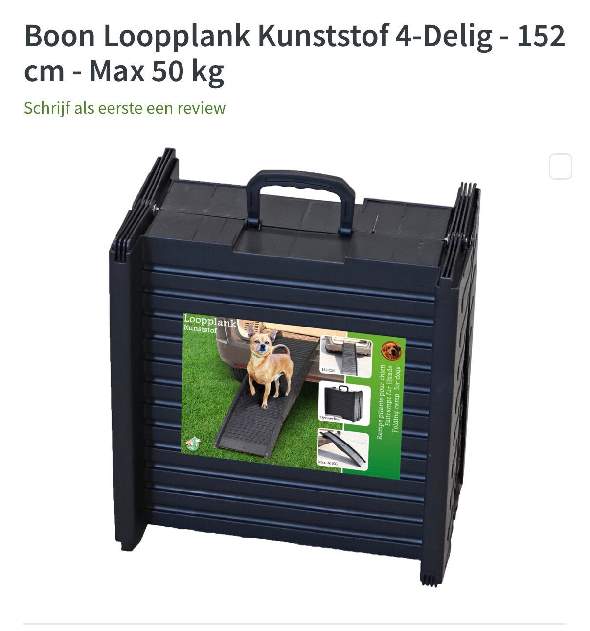 Loopbrug voor hond, Dieren en Toebehoren, Honden-accessoires, Ophalen, Zo goed als nieuw