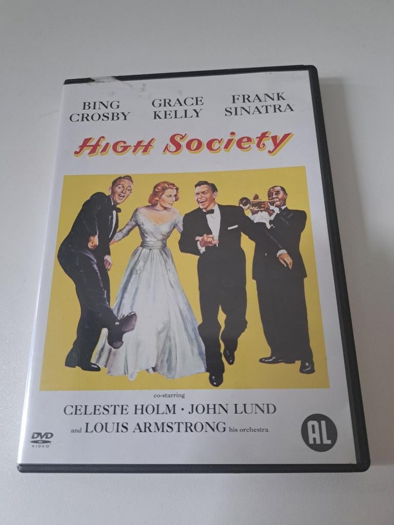 DVD- High Society (1956 met Bing Crosby en Frank Sinatra), Cd's en Dvd's, Dvd's | Klassiekers, Alle leeftijden, Drama, Ophalen of Verzenden