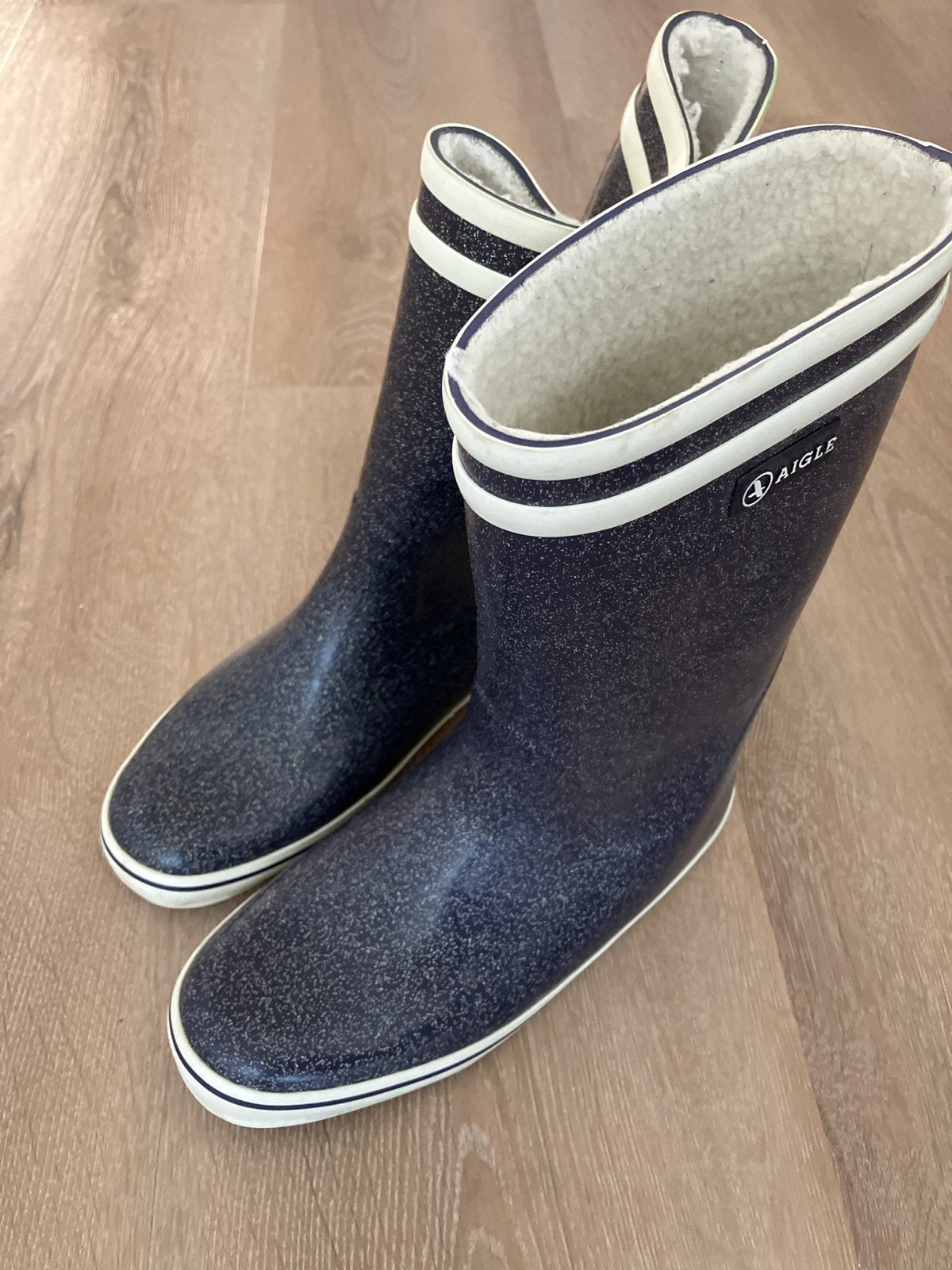Aigle regenlaarzen gevoerd maat 39, Ophalen of Verzenden, Nieuw, Blauw, Regenlaarzen