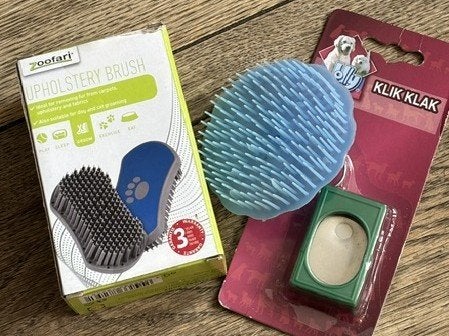 Hondenborstels 2x + klik Klak - nieuw, Ophalen of Verzenden, Nieuw