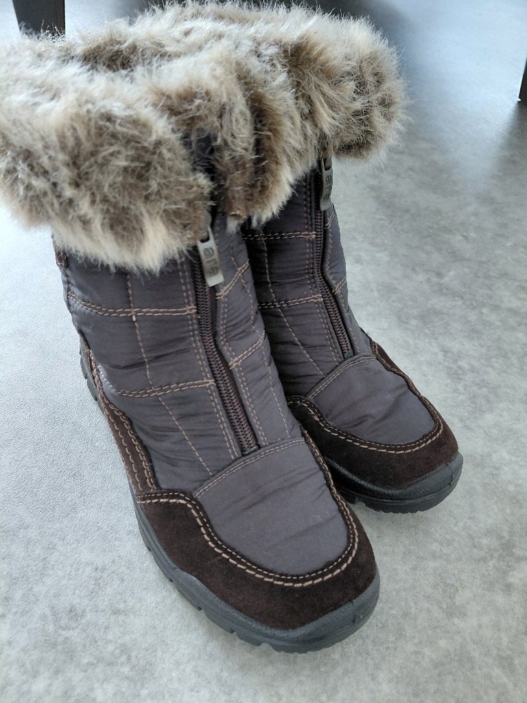 Snowboots Ara Gore-tex in maat 4,5 = maat 37,5, Bruin, Snowboots, Ophalen of Verzenden, Zo goed als nieuw