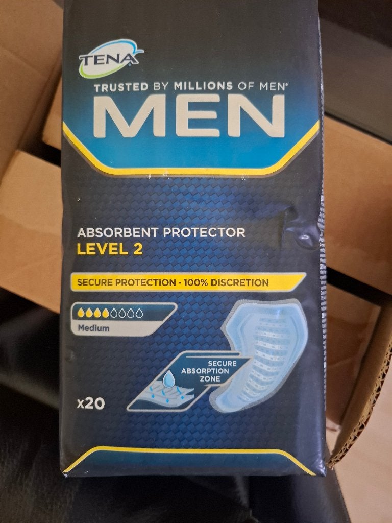 5 pakken Tena Men protector level 2, Diversen, Ophalen, Nieuw