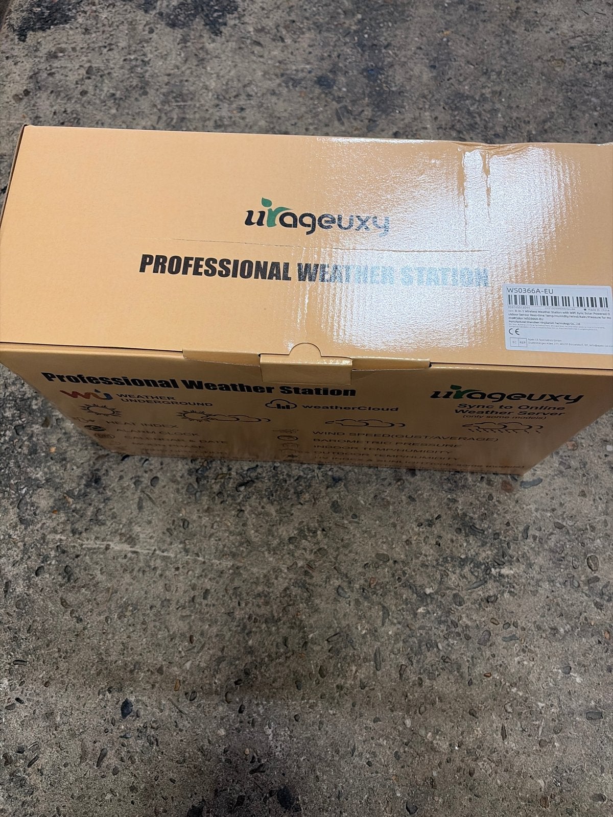 Uirageuxy Professioneel Weerstation - Nieuw in Doos, Nieuw, Ophalen of Verzenden, Nvt, Weerstation