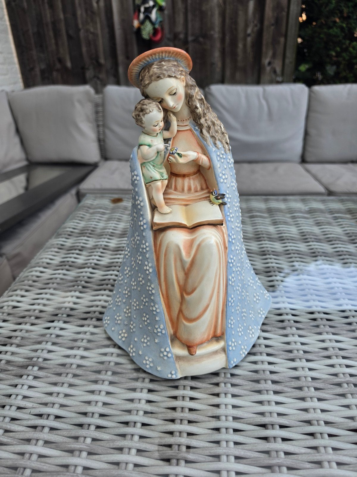 Vintage Madonna met Kind Beeld - WAKONIGG, Ophalen of Verzenden