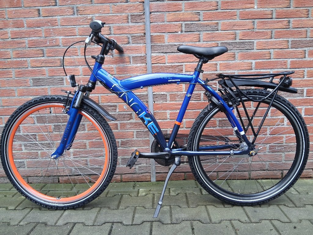 Nette Batavus Snake 26 inch, 48 cm. MET NIEUWE BANDEN!, Terugtraprem, Gebruikt, Batavus, Handrem