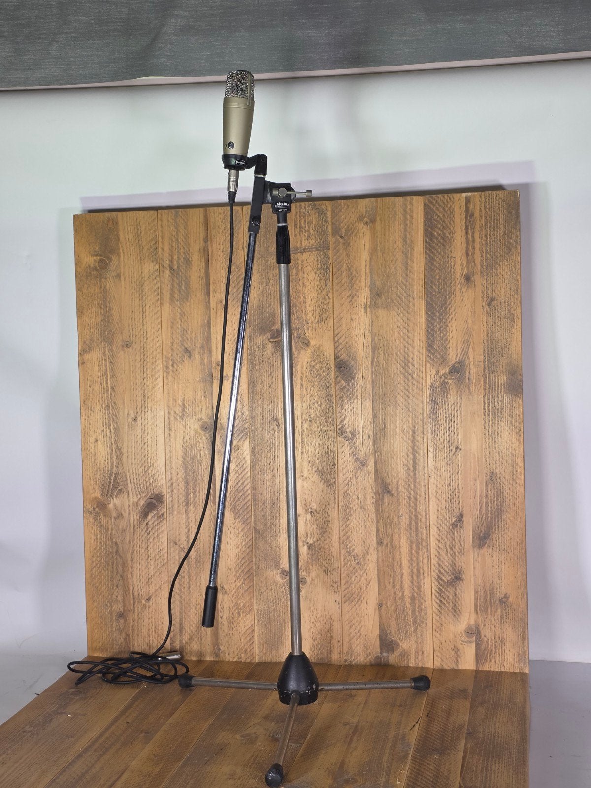 Alecto microfoonstand met Rohs microfoon, Muziek en Instrumenten, Gebruikt, ., Ophalen of Verzenden, .