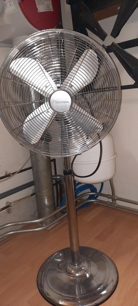 Staande ventilator zilver, Ophalen, Gebruikt, Statiefventilator