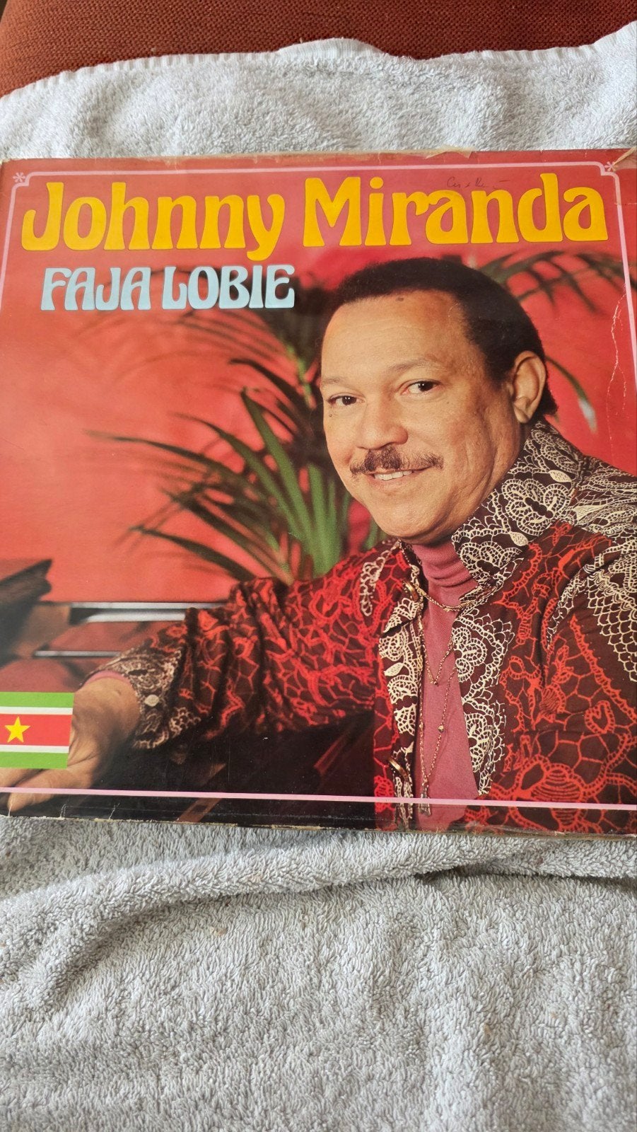 Johnny Miranda - Faja Lobie LP (Pop, Surinaams), LP, Gebruikt, Pop, Ophalen of Verzenden