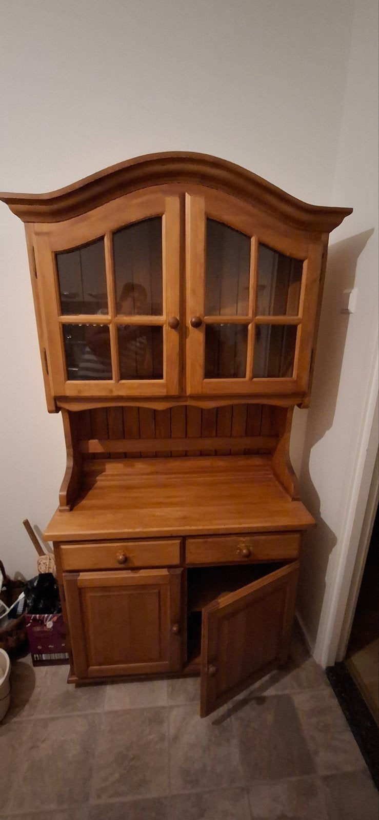 Servieskast geloogd grenen 93x195x44 cm
