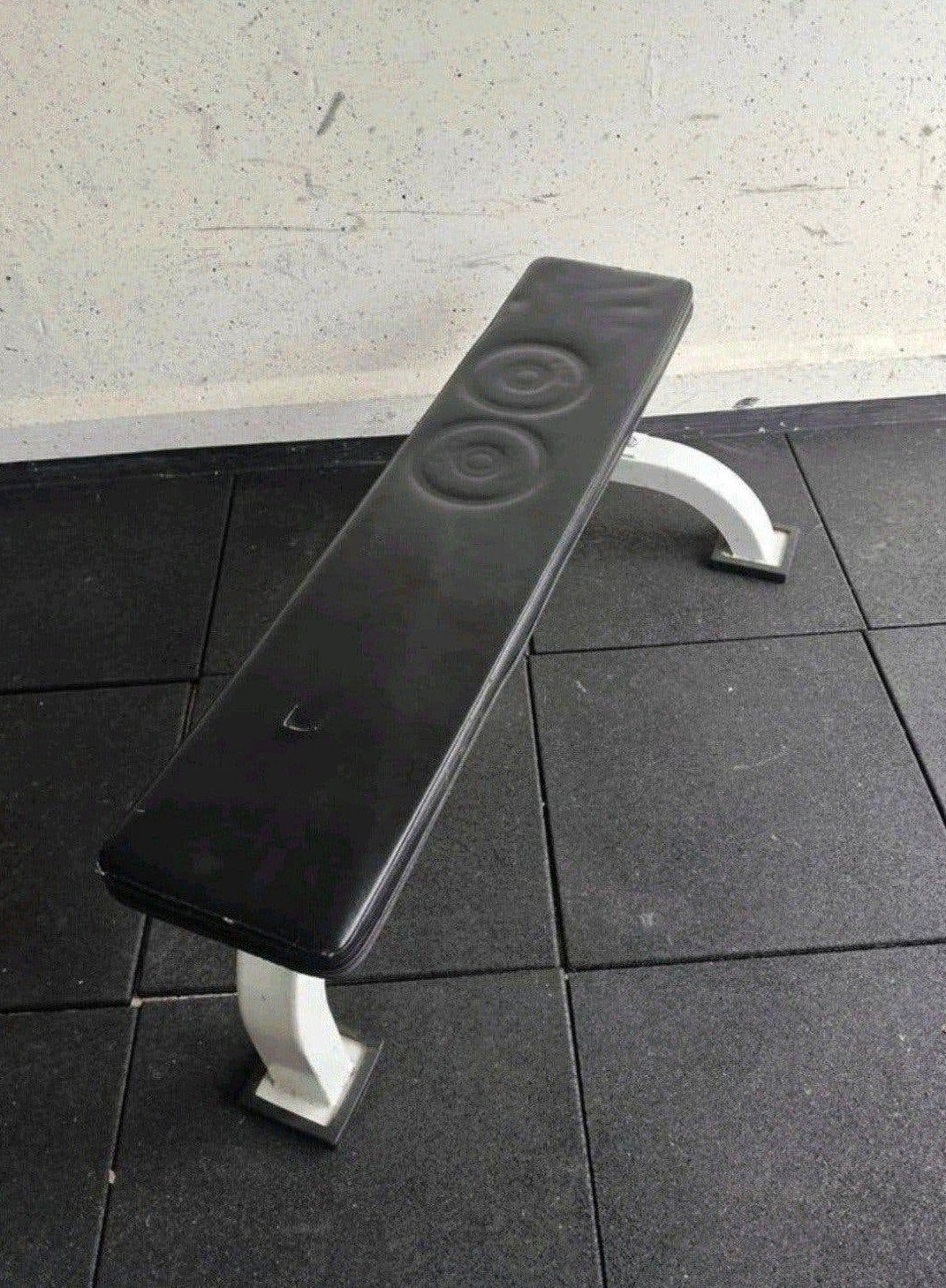Platte halterbank gorilla sports, Ophalen, Benen, Gebruikt, .