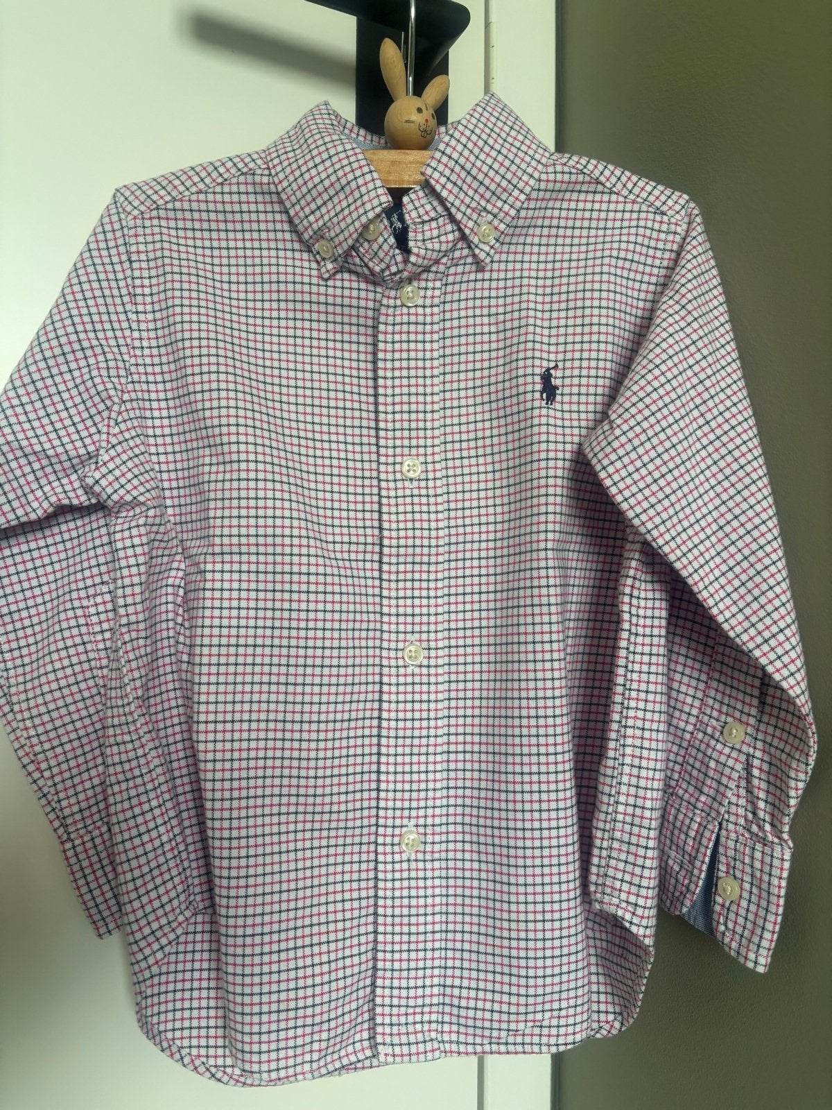 Ralph Lauren geruit overhemd voor jongen, maat 2/2T, Ophalen of Verzenden, Zo goed als nieuw, Jongen