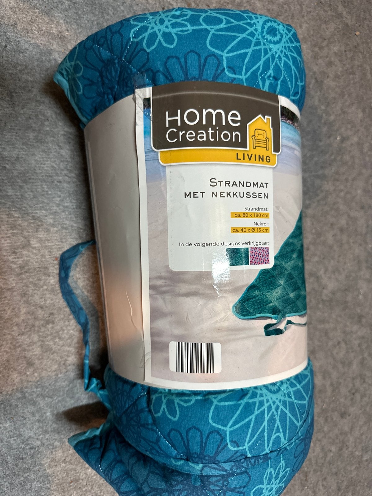 Strandmat met nekkussen - Home Creation Living, Ophalen, Nieuw