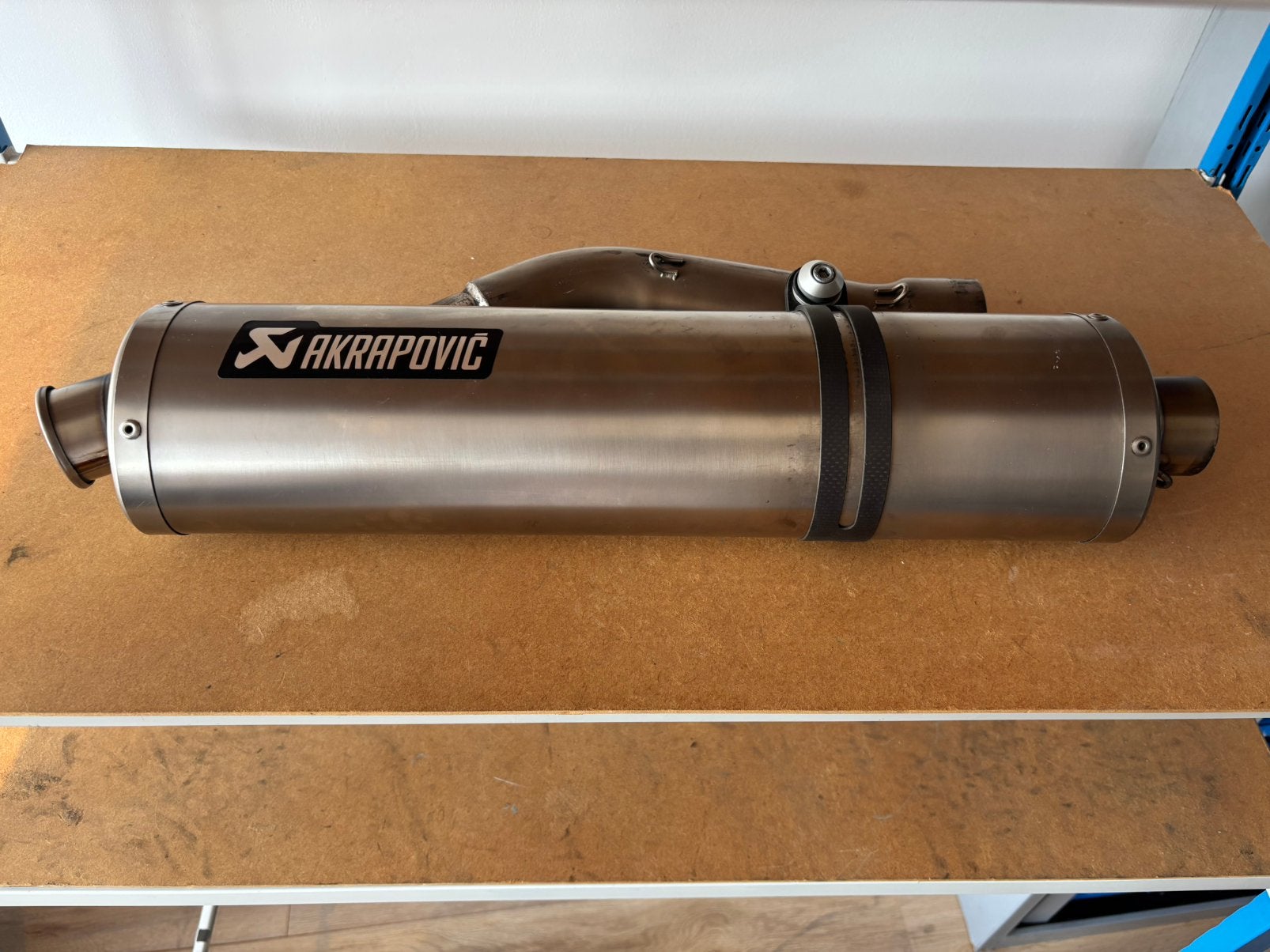 Aprilia RSV Mille of Tuono Akrapovic uitlaat, Motoren, Ophalen of Verzenden, Gebruikt
