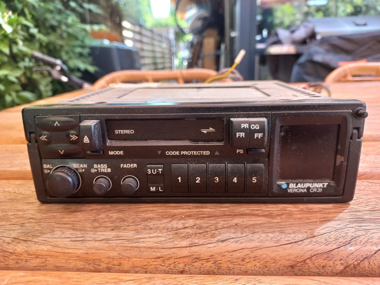 Blaupunkt Verona CR 31 Autoradio - Vintage, Auto diversen, Ophalen of Verzenden