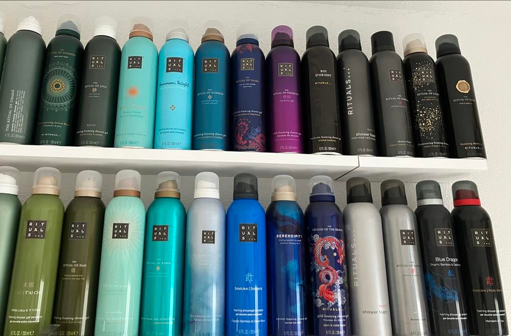 Verzameling Rituals Doucheschuim en Bodycrème, Ophalen of Verzenden, Gebruikt, Overige typen