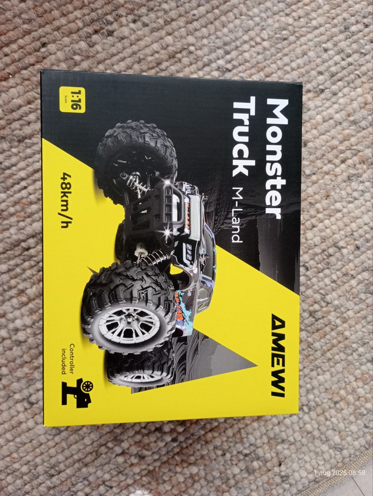 RC Monster truck AMEWI, Elektro, Auto offroad, Ophalen of Verzenden, Zo goed als nieuw
