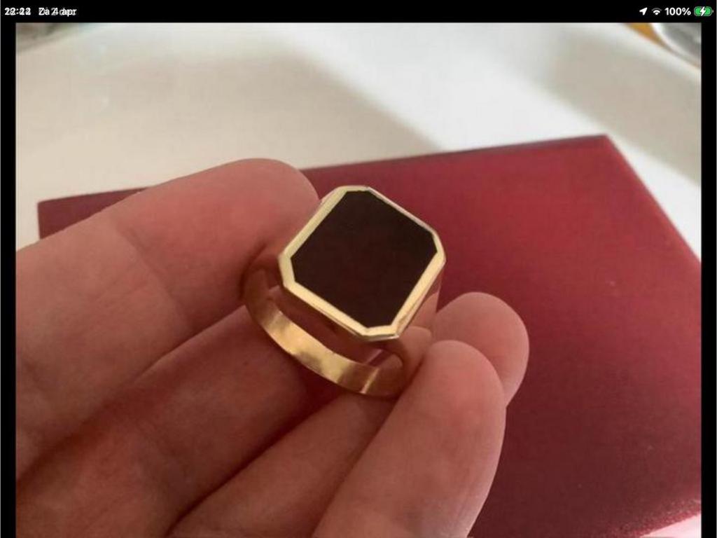 Prachtige antieke gouden ring edelsteen Carneool 14 kar goud, 20 of groter, Verzenden, Heer, Zo goed als nieuw