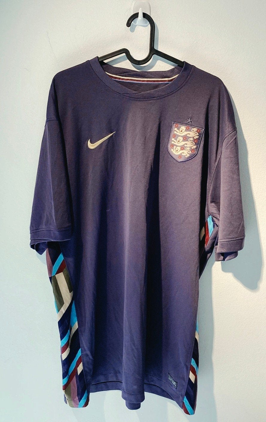 Nike England Voetbalshirt - Maat 5XL - Zo goed als nieuw, Blauw, Nike, Overige maten, Ophalen of Verzenden