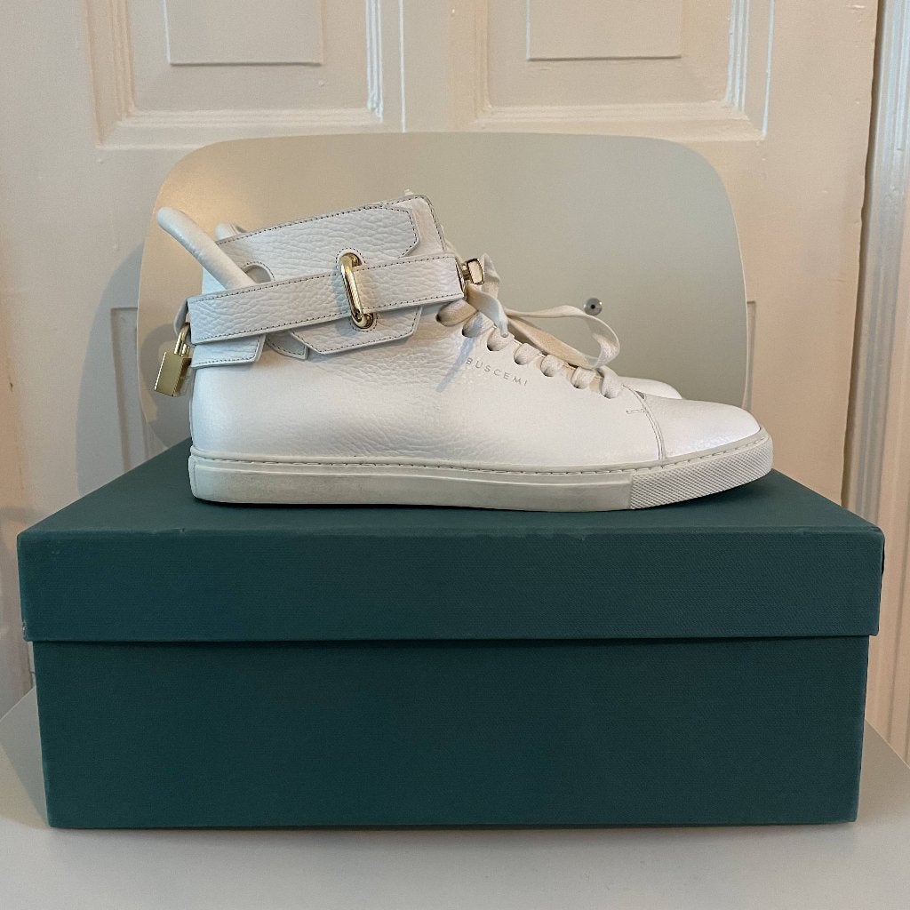 Paul Warmer Buscemi sneakers | EU 41, Wit, Ophalen of Verzenden, Paul Warmer, Sneakers of Gympen