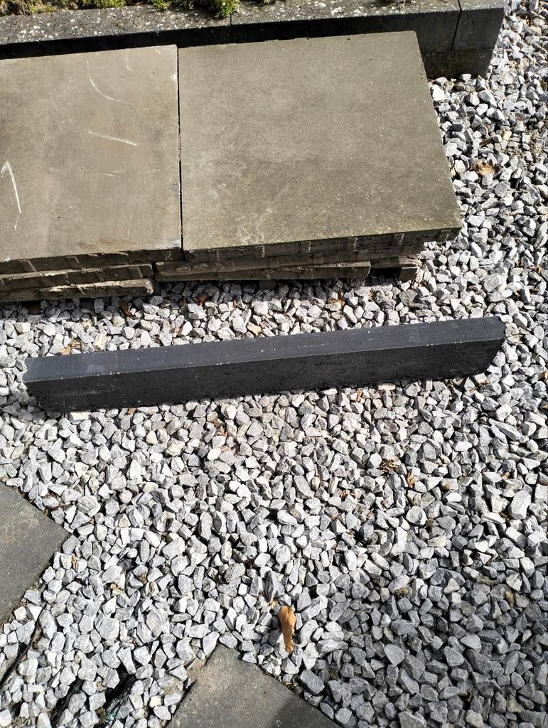 Gratis betonnen bandje, Tuin en Terras, Bielzen en Borders, Ophalen, 100 tot 200 cm, Nieuw, Minder dan 25 cm