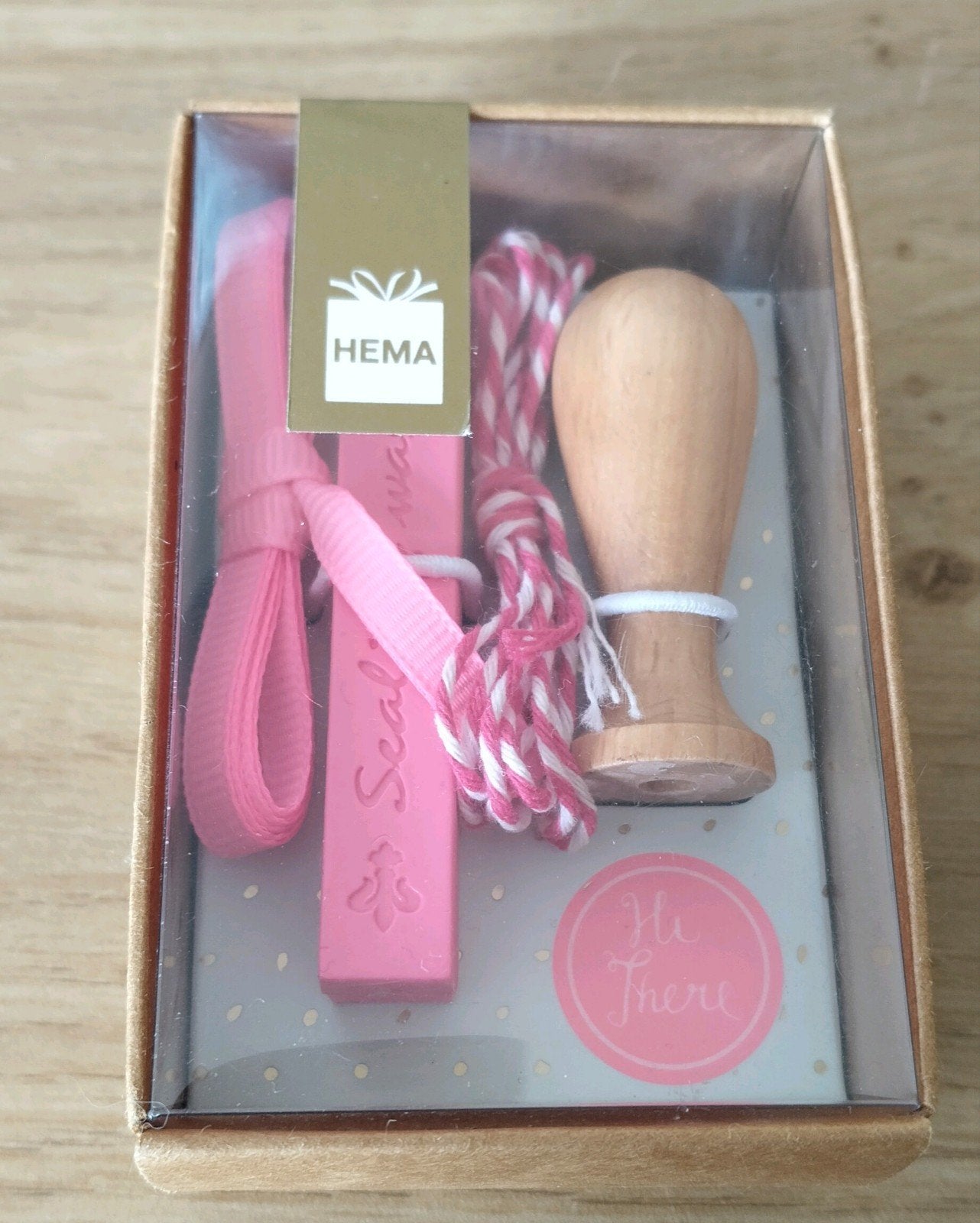 HEMA Lakzegelset - Roze - Nieuw in verpakking, Roze, Verzenden, Overige thema's, Nieuw
