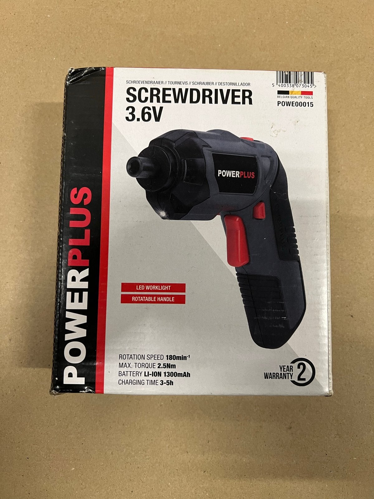 Nieuwe Powerplus Schroevendraaier 3.6V - POWE00015, Ophalen of Verzenden, Nieuw, Minder dan 400 watt, Overige typen