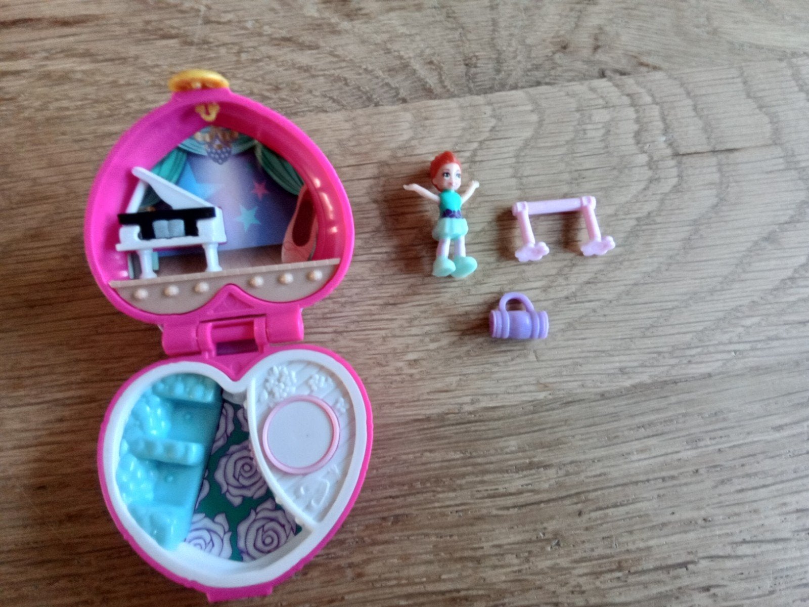 Polly Pocket Ballet Compact met Popje en Accessoires, Ophalen of Verzenden, Gebruikt, Overige typen