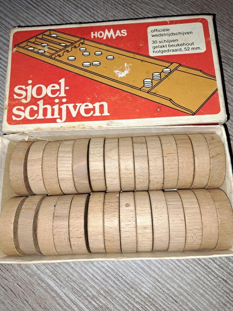 HOMas Sjoelschijven - 28 stuks, Ophalen of Verzenden