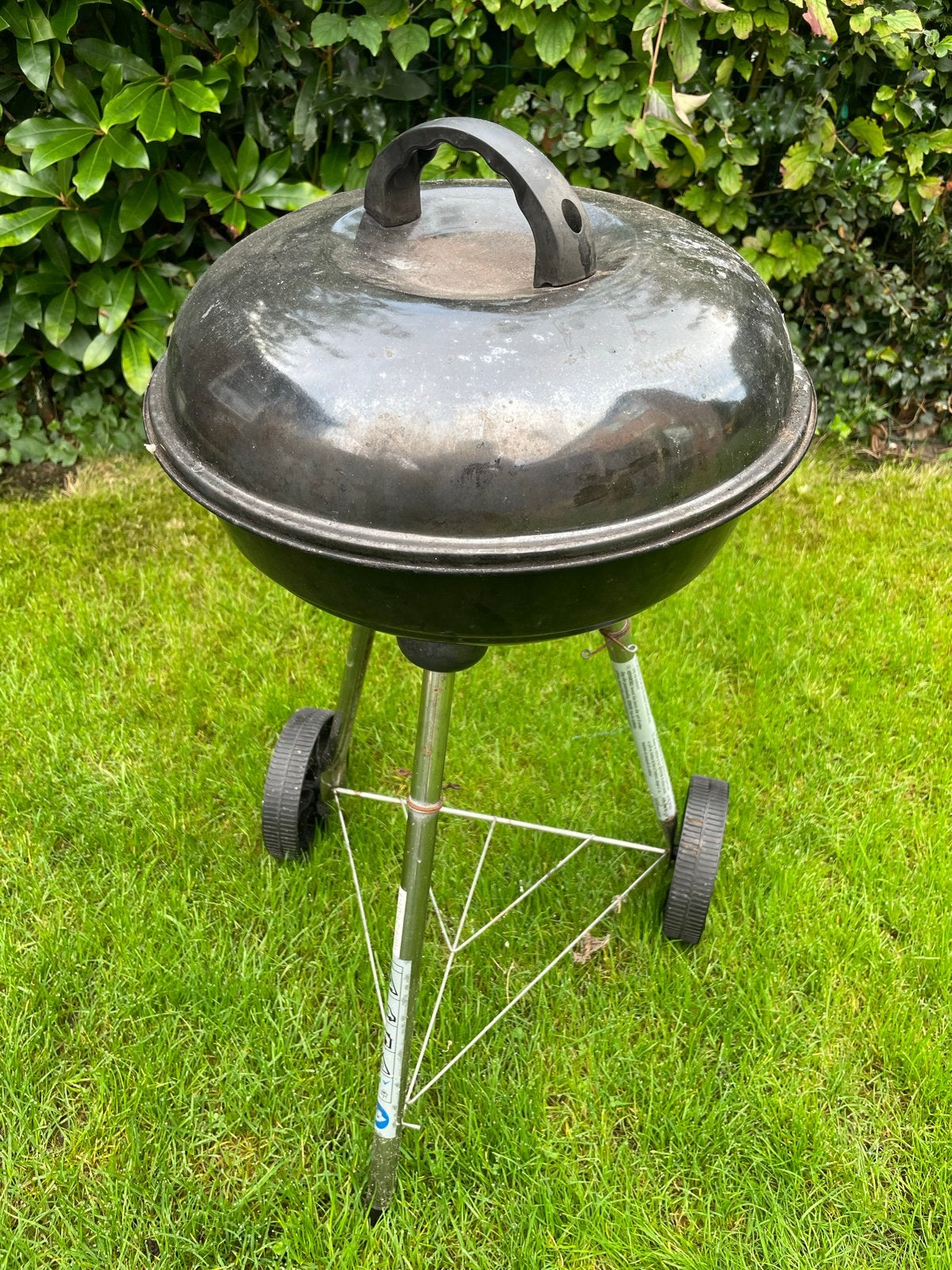 Gratis: Compacte houtskool barbecue op wielen, Ophalen of Verzenden, Gebruikt