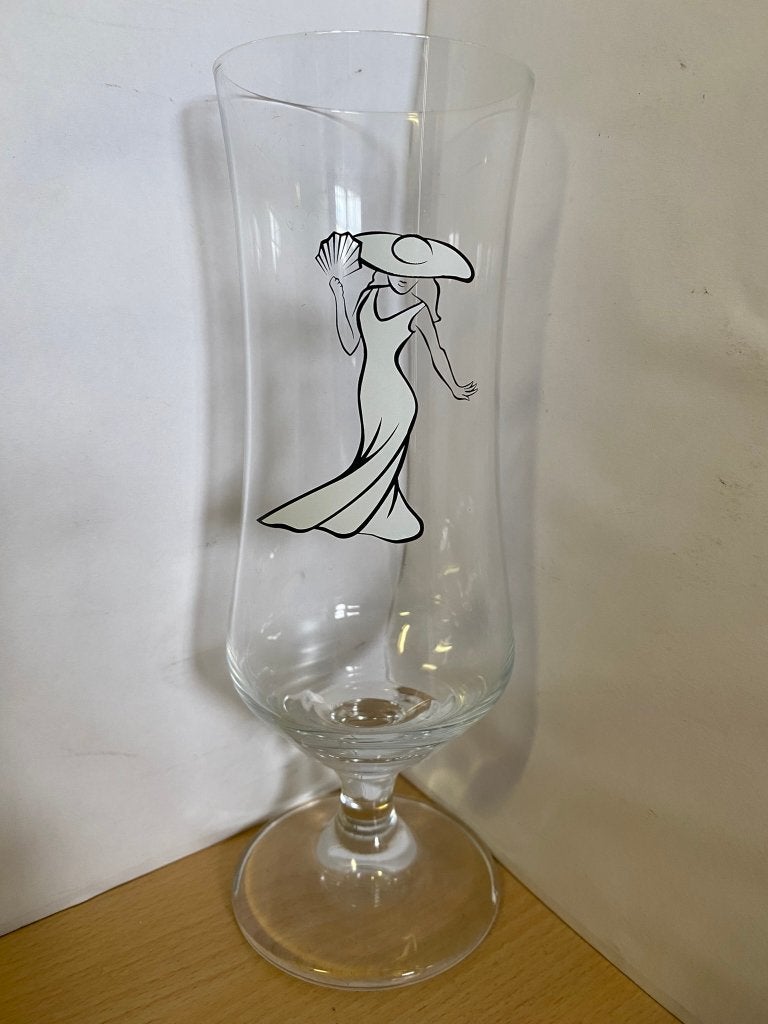 Witte Dame Stadsbrouwerij Eindhoven bieglas 33cl, Ophalen of Verzenden, Zo goed als nieuw, Glas of Glazen, Overige merken