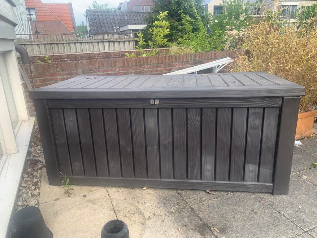 Keter Rockwood kussenbox 570 L, Ophalen, Gebruikt, Kunststof, Overige typen