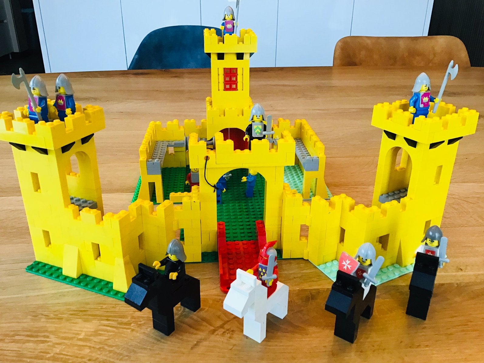 LEGO classic 375, yellow castle, geel kasteel, 1978, IZGS, Gebruikt, Lego, Castle, Complete set
