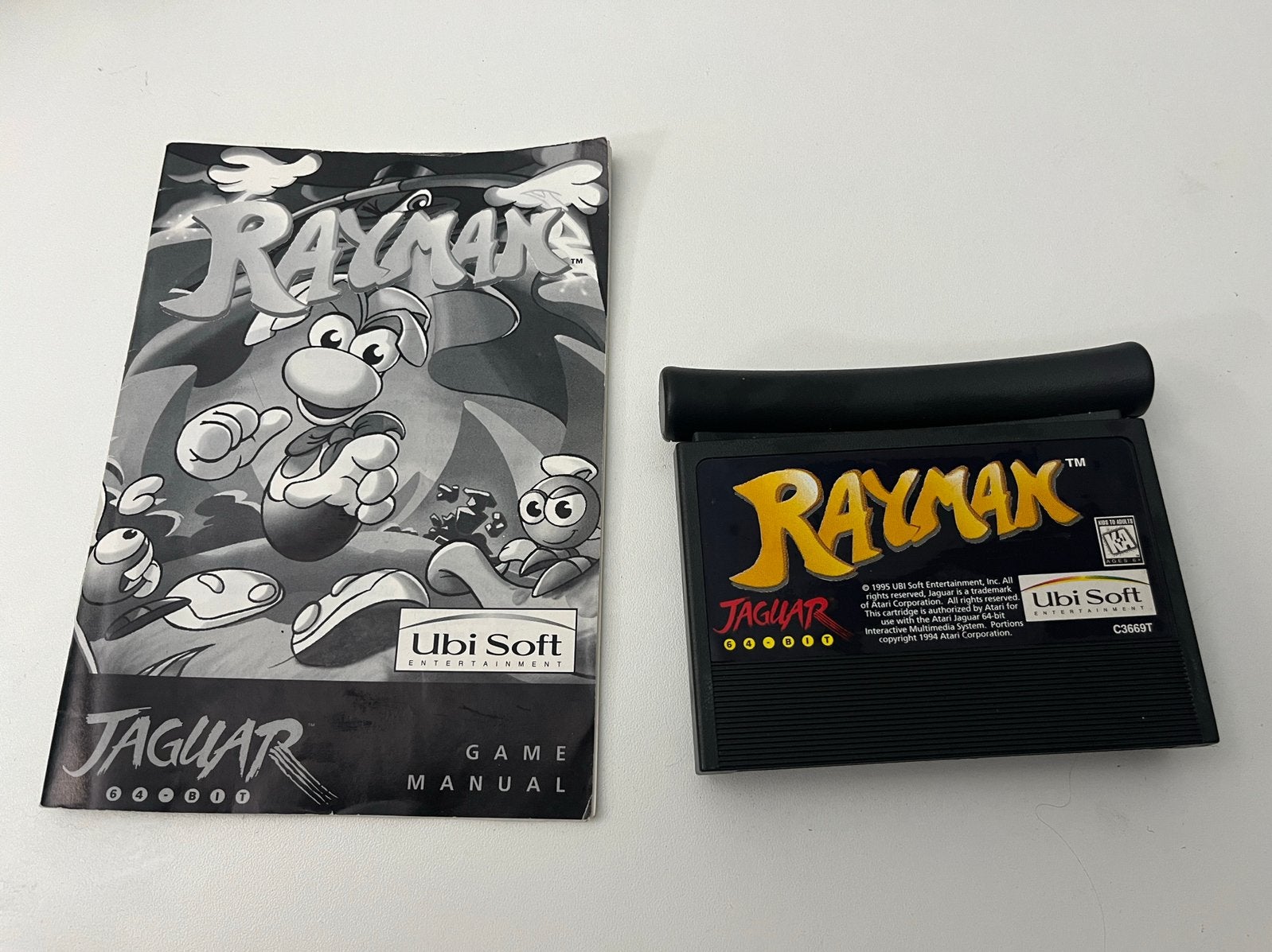Rayman voor de Atari Jaguar + handleiding, Avontuur en Actie, Gebruikt, Atari Jaguar, 1 speler