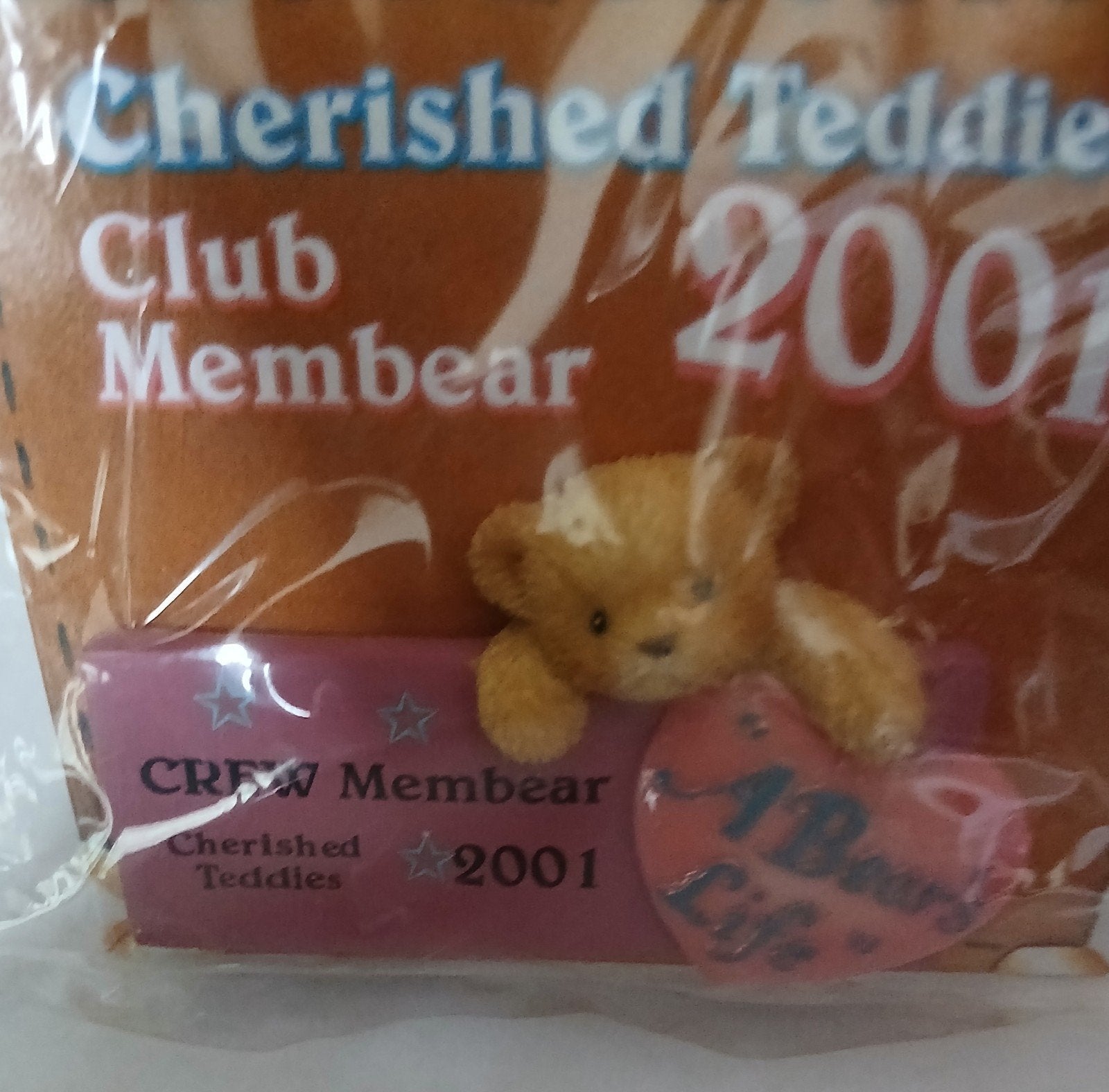 Cherished Teddies Club Membear 2001 Nieuw, Verzamelen, Ophalen of Verzenden, Nieuw, Overige typen, Cherished Teddies