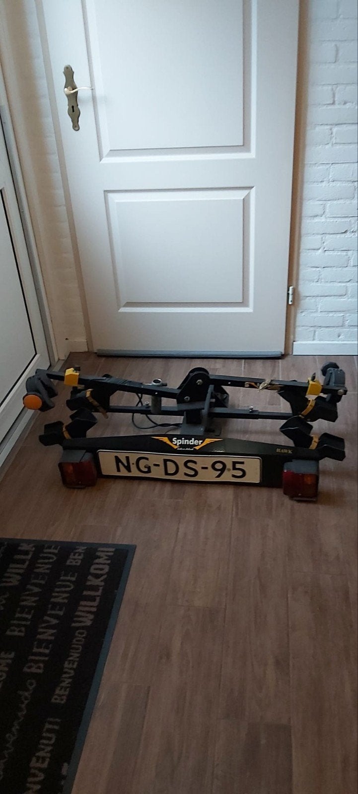 Spinder Trekhaakdrager voor 2 fietsen - Zo goed als nieuw, Auto diversen, Ophalen of Verzenden