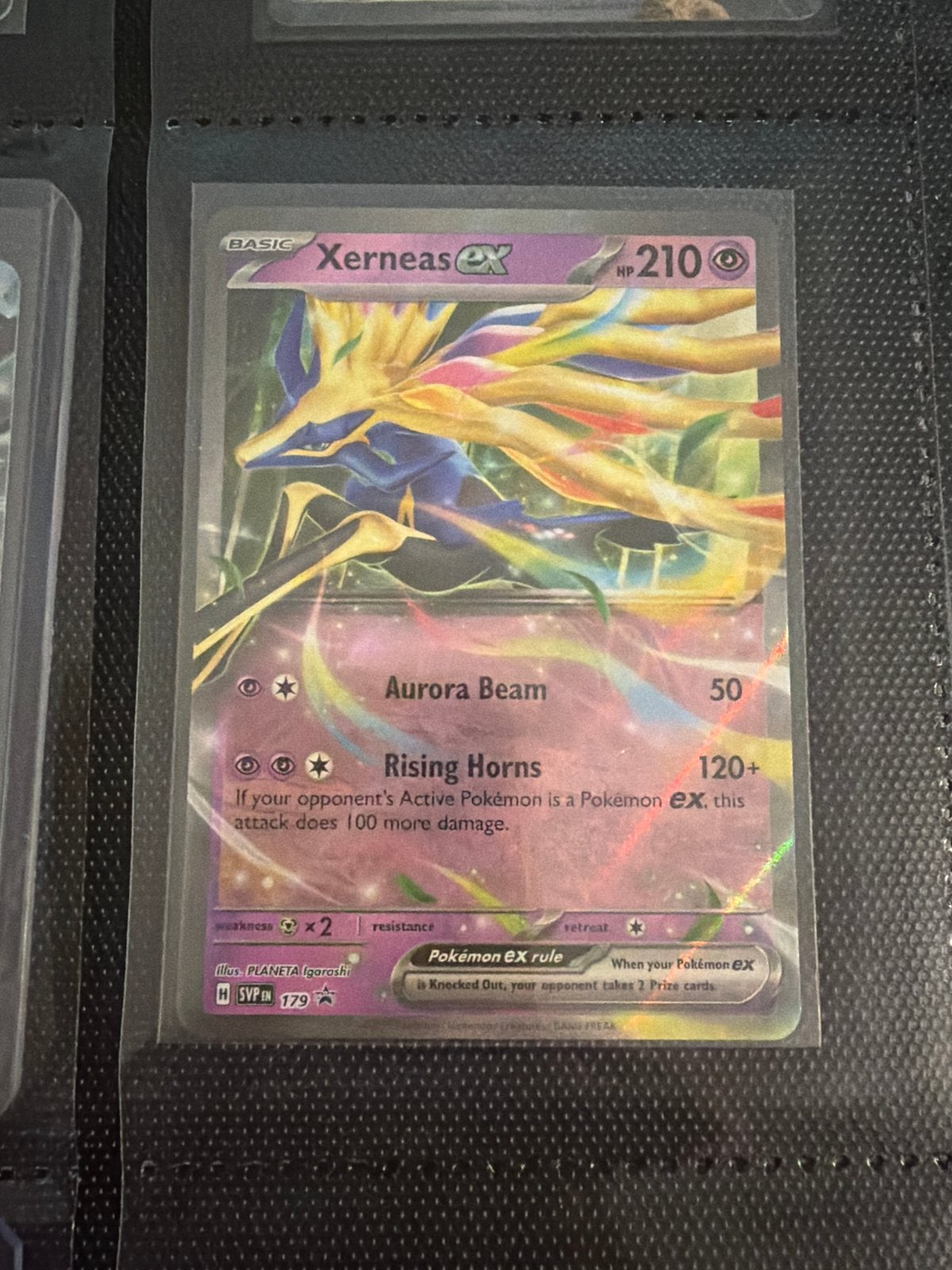Pokémon TCG: Xerneas EX (SVP EN 179) - Foil Promo Kaart, Hobby en Vrije tijd, Ophalen of Verzenden, Zo goed als nieuw, Losse kaart
