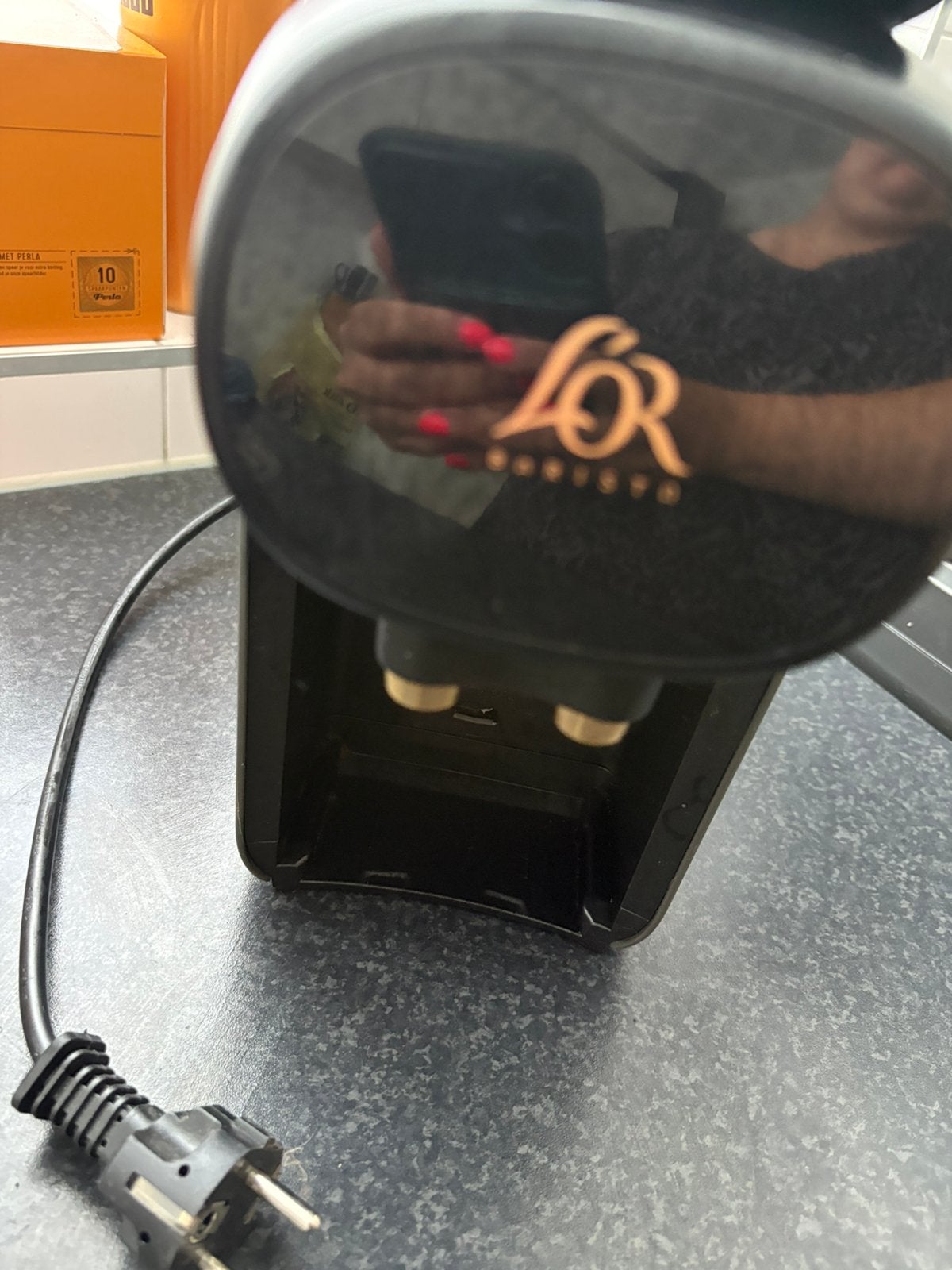 Lor barista, Ophalen, Gebruikt, Koffiemachine