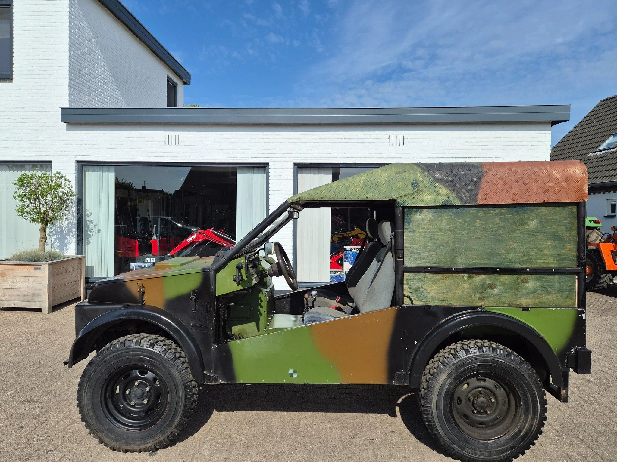 Jeep Auverland terrein auto peugot motor, Auto's, Gebruikt, Overige modellen, Bedrijf, Diesel