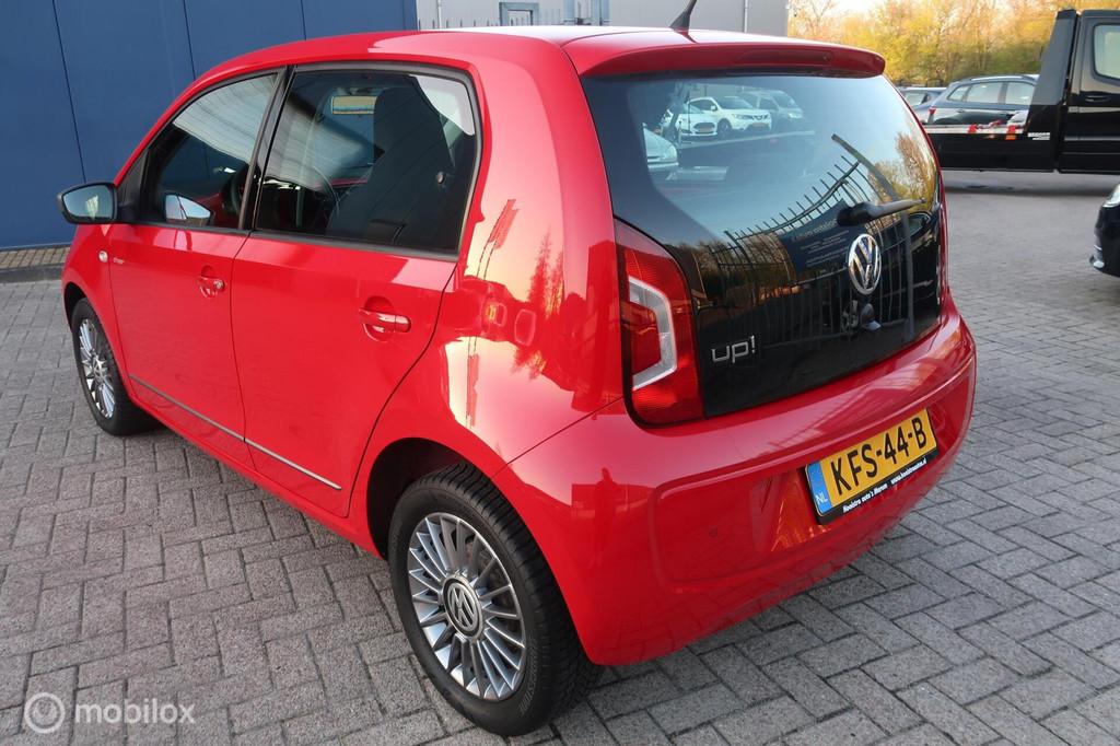 Volkswagen Up! 1.0 cheer up! 75PK AUTOMAAT, CRUISECONTROL, Auto's, Volkswagen, Stof, Gebruikt, 4 stoelen, 23 km/l