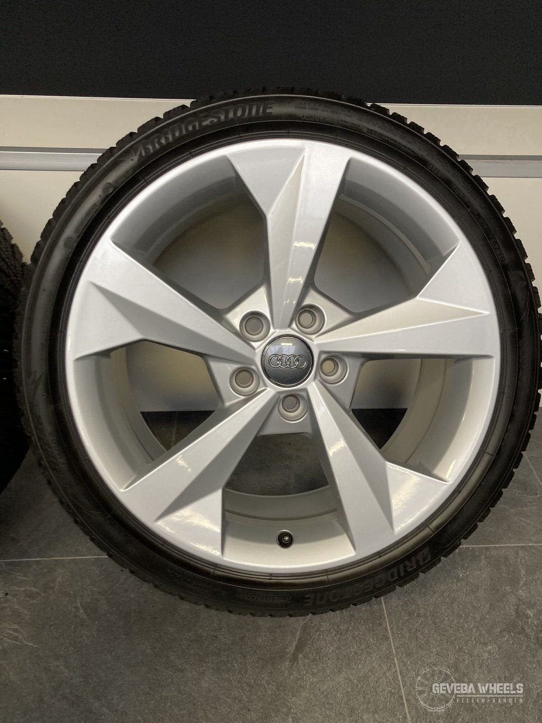 18” originele Audi A3 8P 8V 8Y velgen + winterbanden 5x112, 18 inch, Gebruikt, -, -