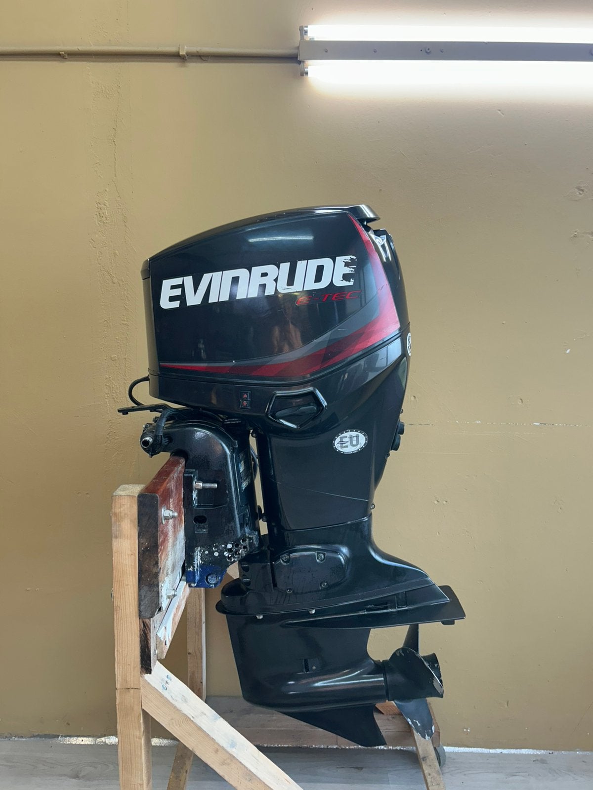 Evinrude 90 pk E-TEC 2015 langstaart compleet, Ophalen, Gebruikt, Elektrische start, 30 pk of meer