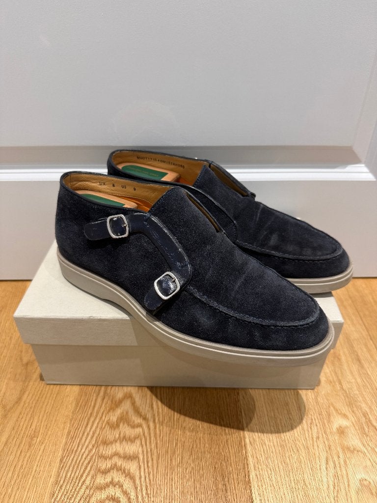 Santoni Hoge Loafers | UK 8 | (281), Loafers, Zo goed als nieuw, Santoni, Verzenden