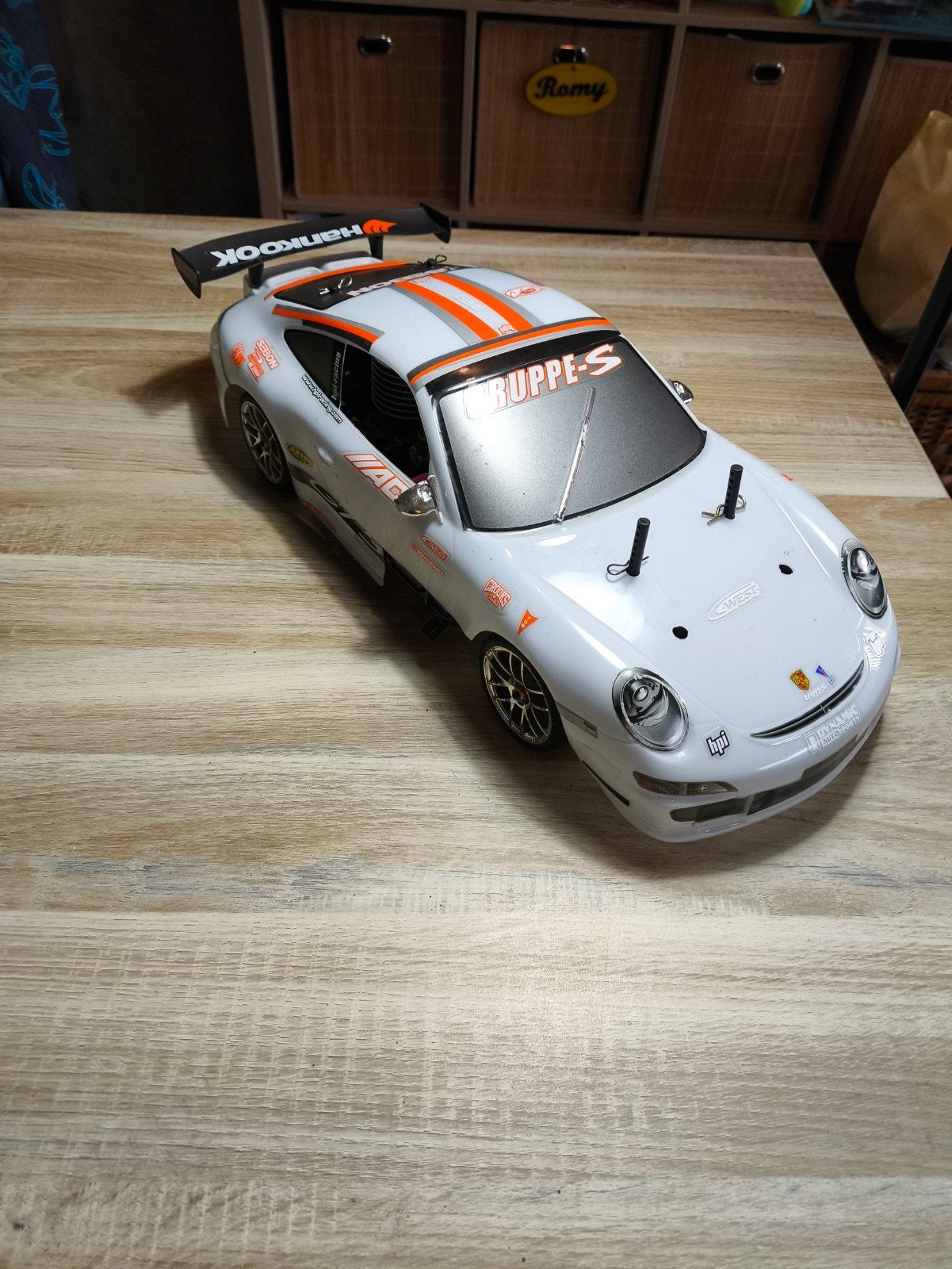 Nitro Supercars: Porsche (Carson) & Lamborghini (Kyosho), Ophalen of Verzenden