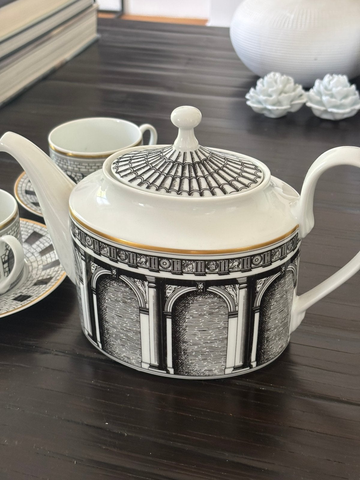 Fornasetti ( Rosenthal) theepot palladiana, Ophalen of Verzenden