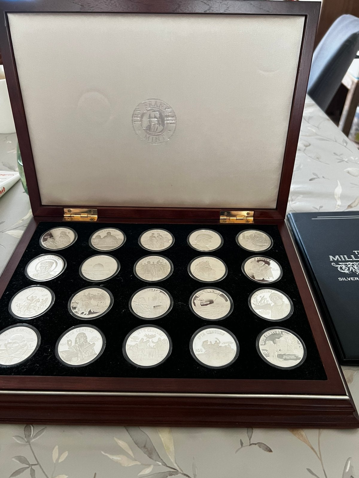 Millenium zilveren munt collectie, Postzegels en Munten, Munten | Oceanië, Ophalen, Zilver